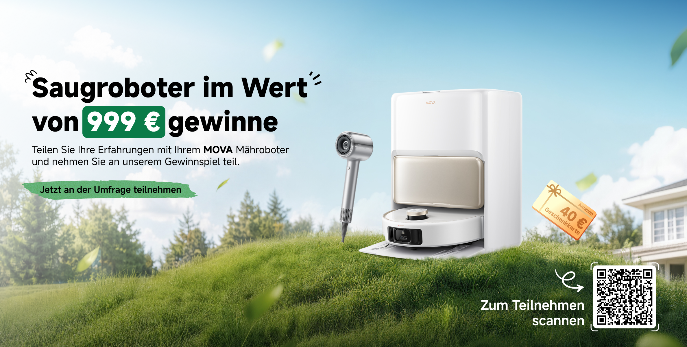 Nehmen Sie an unserer Umfrage teil u