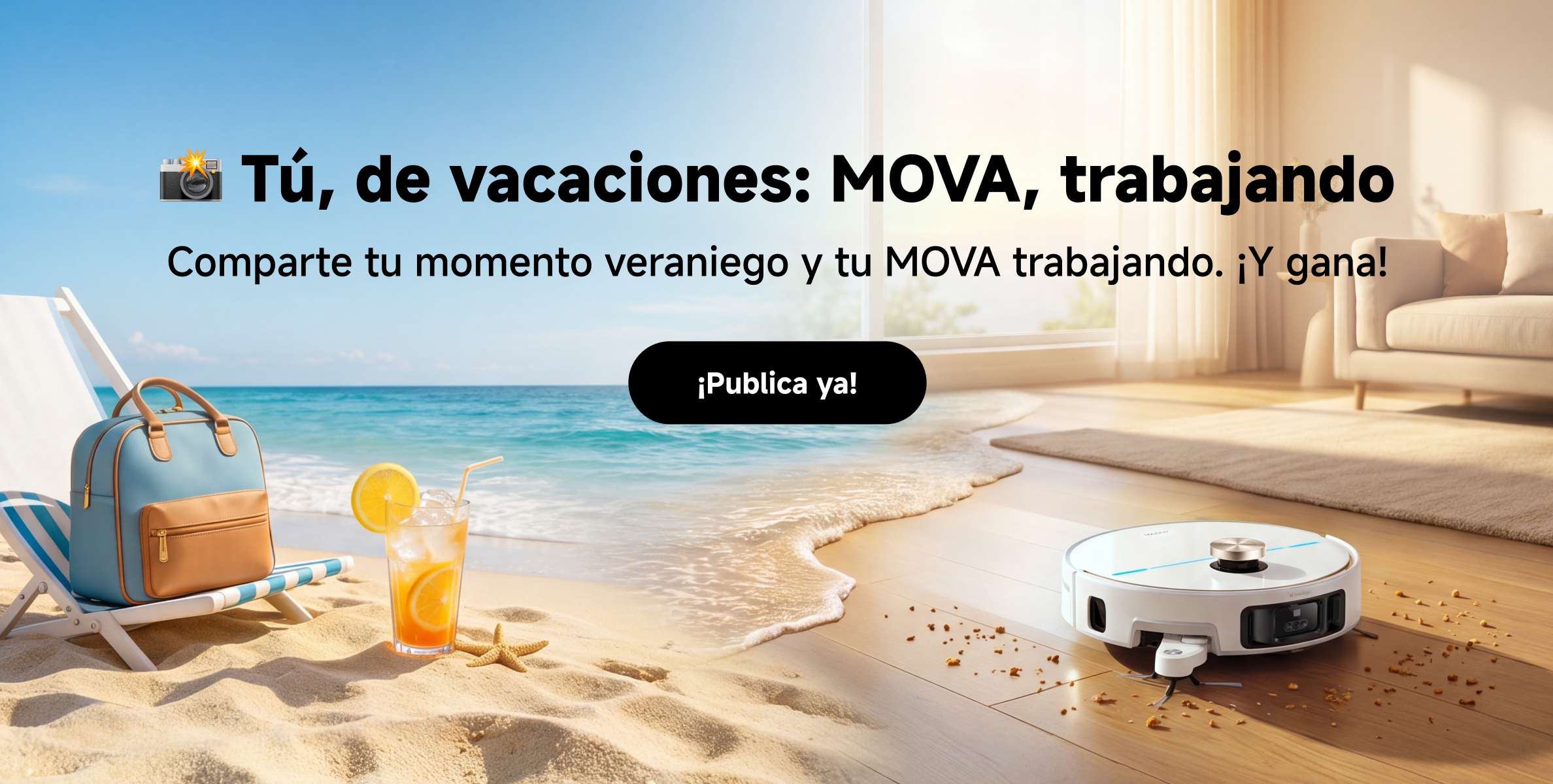 Tú, de vacaciones: MOVA, trabajando
