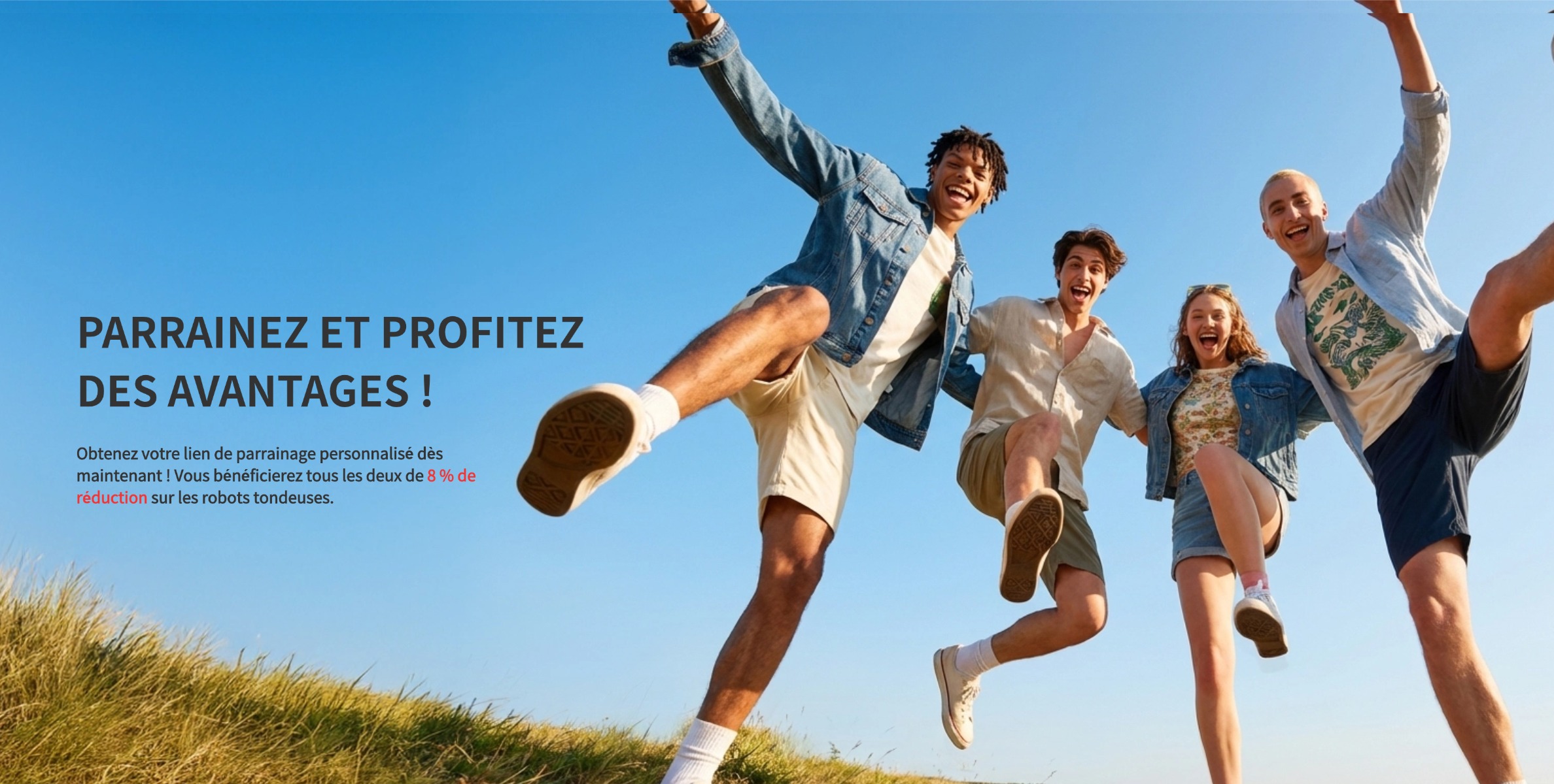 Parrainez et profitez d'avantages exclus