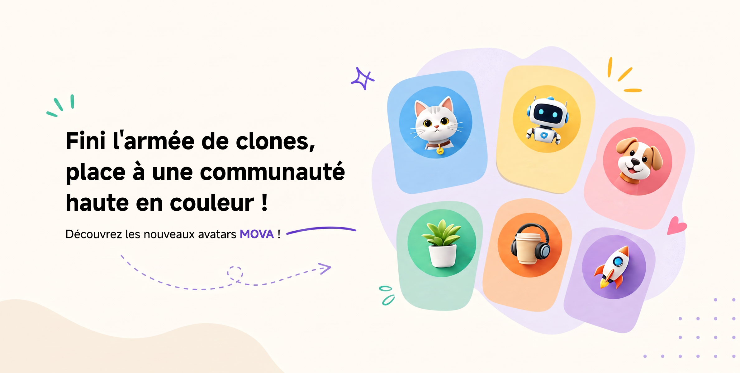 Donnez des couleurs à votre MOVA !