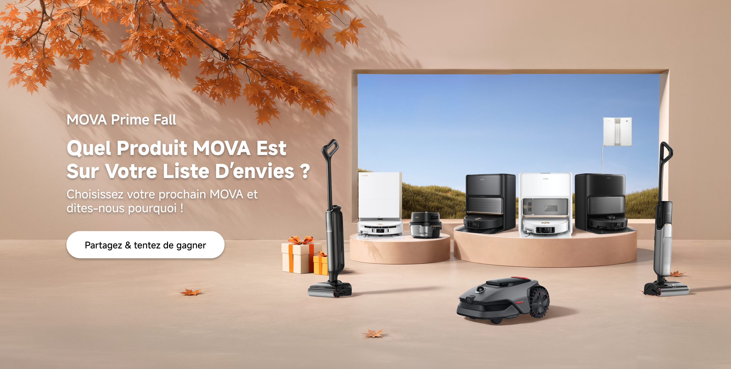Liste de souhaits MOVA Prime Fall