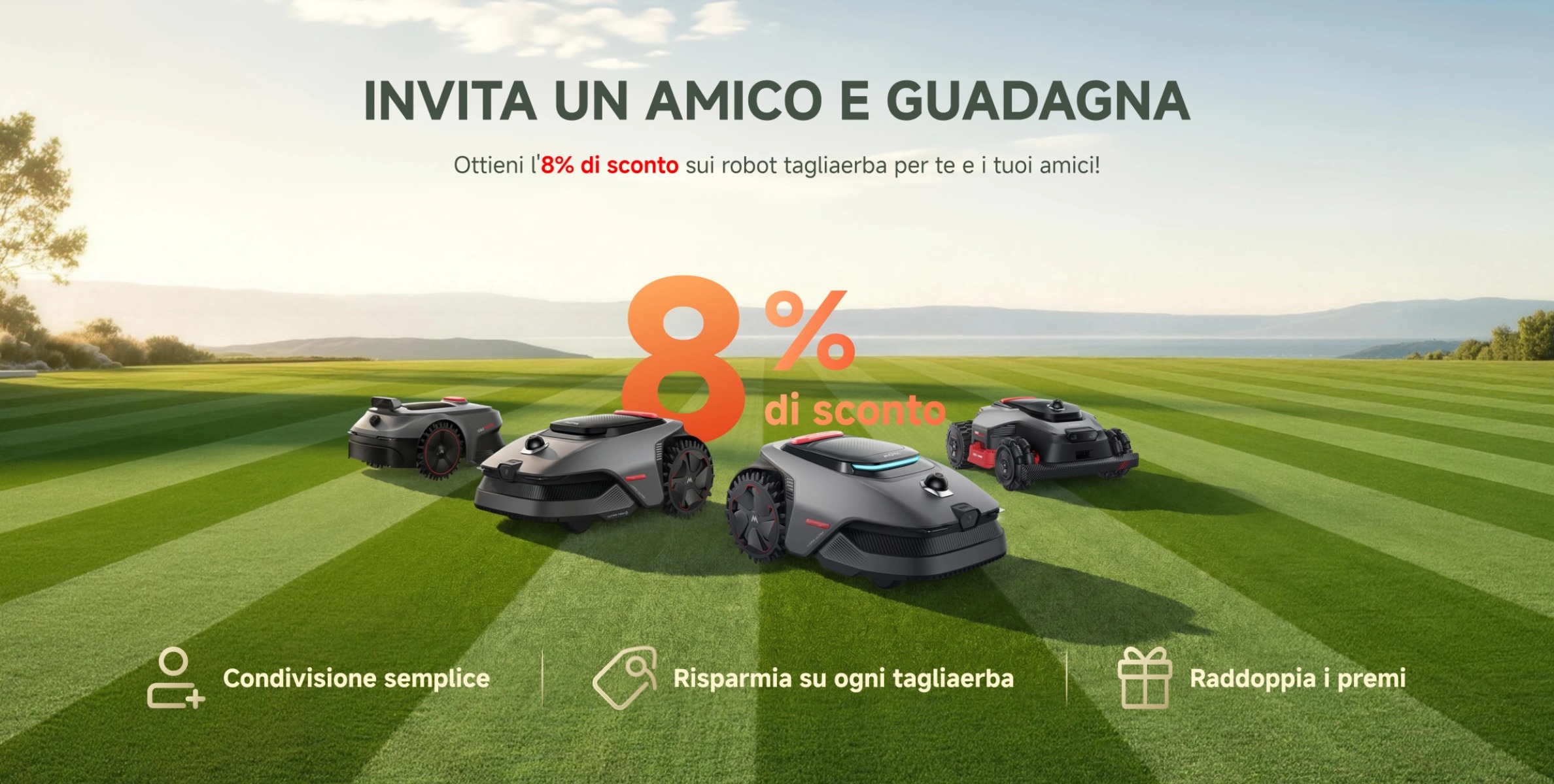 INVITA UN AMICO E APPROFITTA DEI VANTAGG