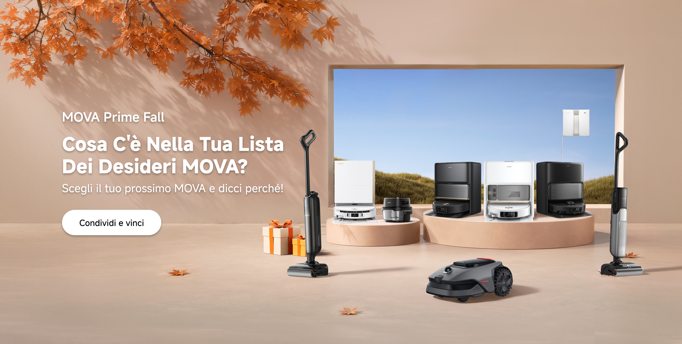 Lista dei desideri MOVA per il Prime Fal
